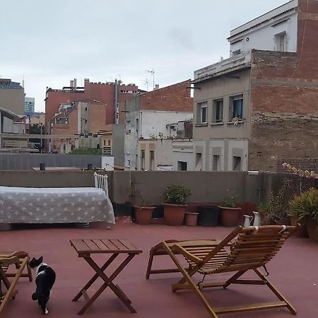 Small Room In Sants With Huge Terrace برشلونة المظهر الخارجي الصورة